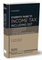 Taxmann Students Guide to Income Tax Including GST 2023-24